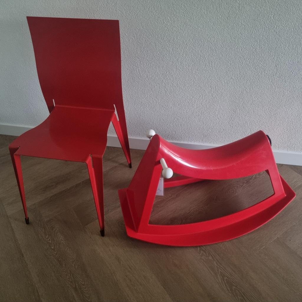 Wilkhahn "Schaukelplastik" design Walter Papst., Ophalen of Verzenden, Nieuw, Rood, Bureaukruk