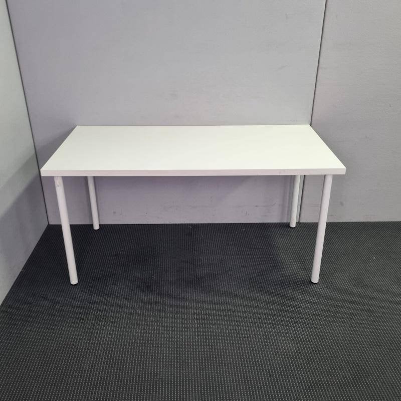 IKEA LINNMON Tafel - Wit, 150x75 hoogte 73cm, Ophalen, Demontabel, Gebruikt, Hout