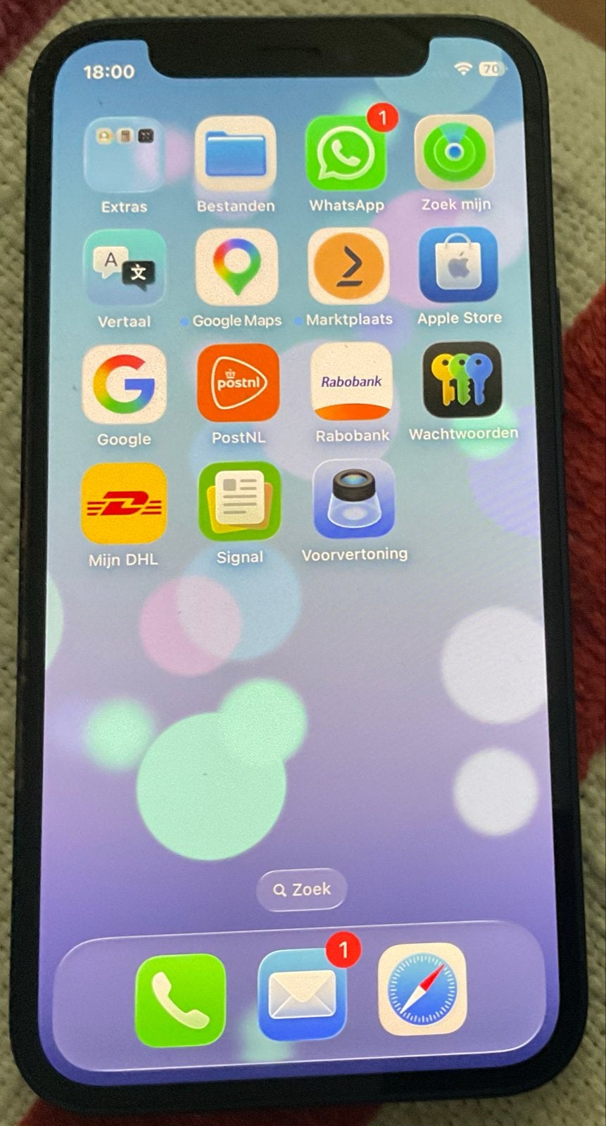 iPhone 12 Mini 64GB Blauw - Goede Staat, 88% Batterij, Ophalen of Verzenden, Zo goed als nieuw, 64 GB, Zonder simlock