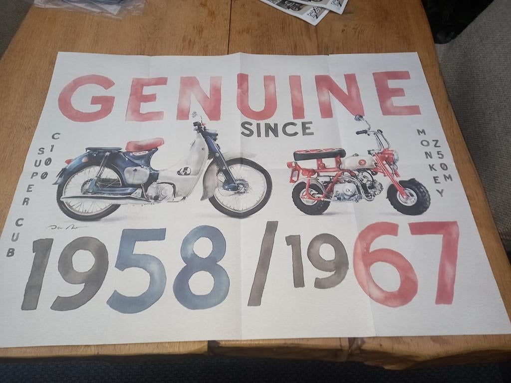 Prachtige Honda Monkey folder - Nieuwstaat, Ophalen of Verzenden