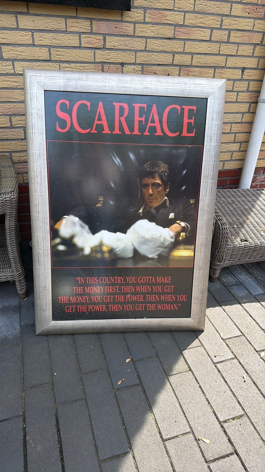 Ingelijste poster Scarface, Verzamelen, Ophalen