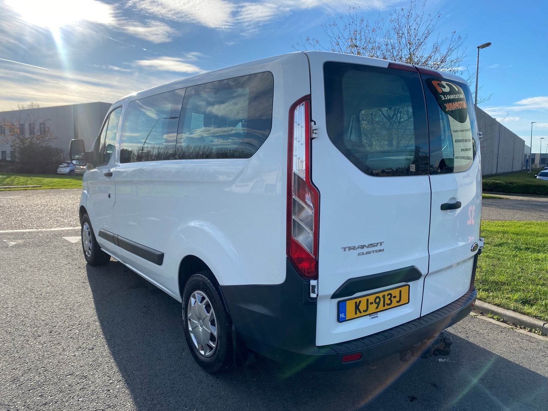 Ford Transit Custom 2016 * KOMBI * PERSONENBUS * 9 PERSOONS, Voorwielaandrijving, Wit, Origineel Nederlands, Bedrijf