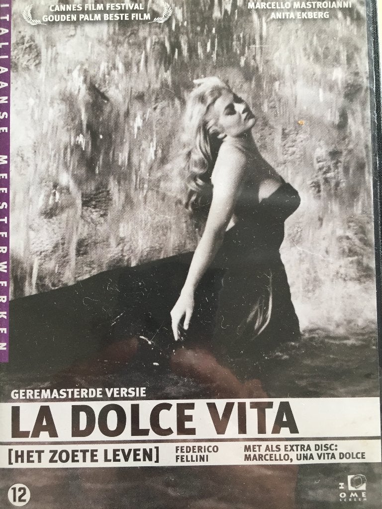 La Dolce Vita, Cd's en Dvd's, Dvd's | Filmhuis, Vanaf 12 jaar, Ophalen of Verzenden, Zo goed als nieuw, Frankrijk