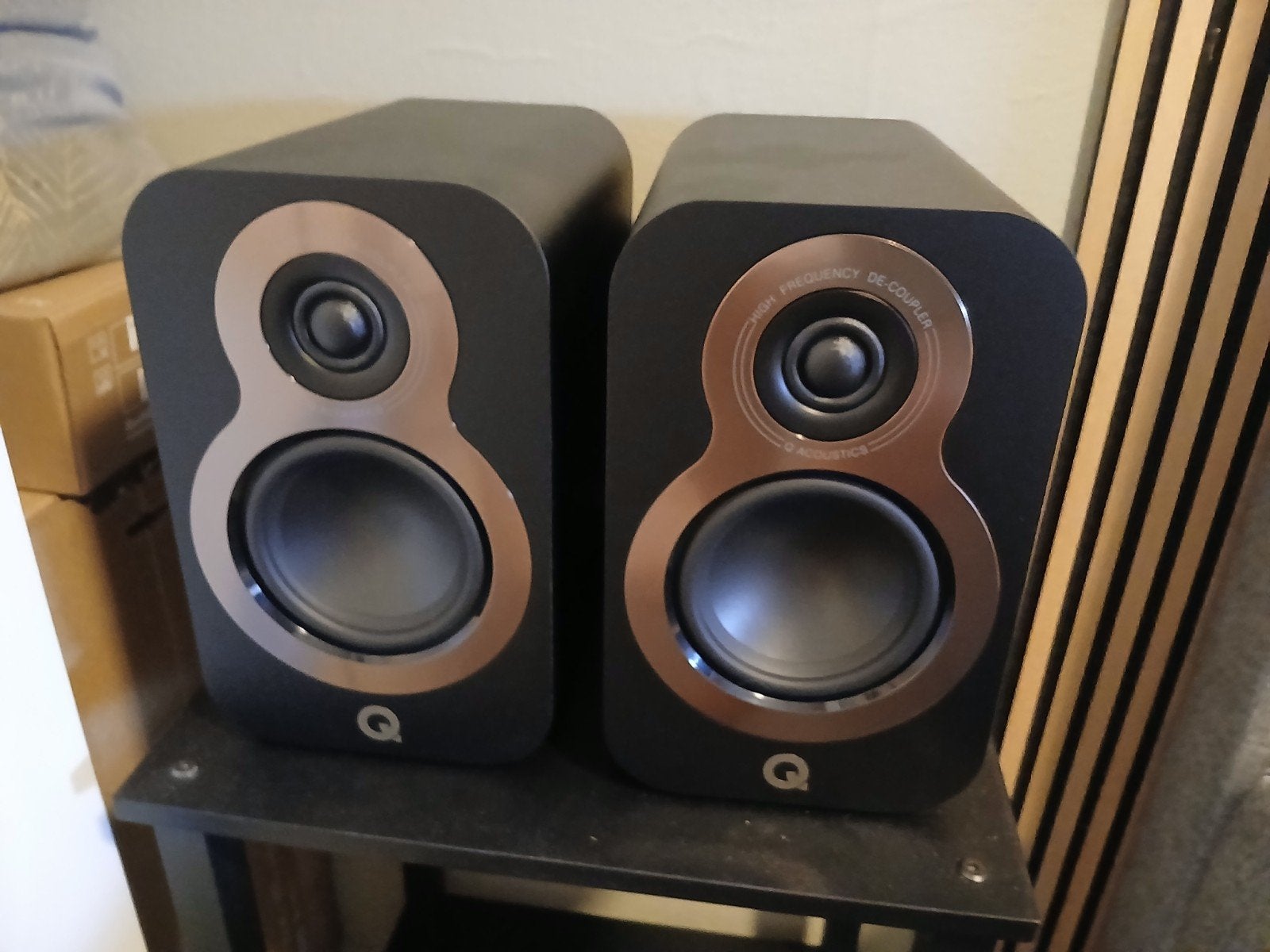Bijna NIEUWE Q-acoustics 3010c speakerset zwart + GARANTIE!, Audio, Tv en Foto, Overige merken, Ophalen of Verzenden, Zo goed als nieuw