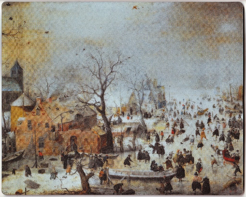 Muismatten met Avercamps winterlandschap, Computers en Software, Muismatten, Ophalen of Verzenden, Nieuw