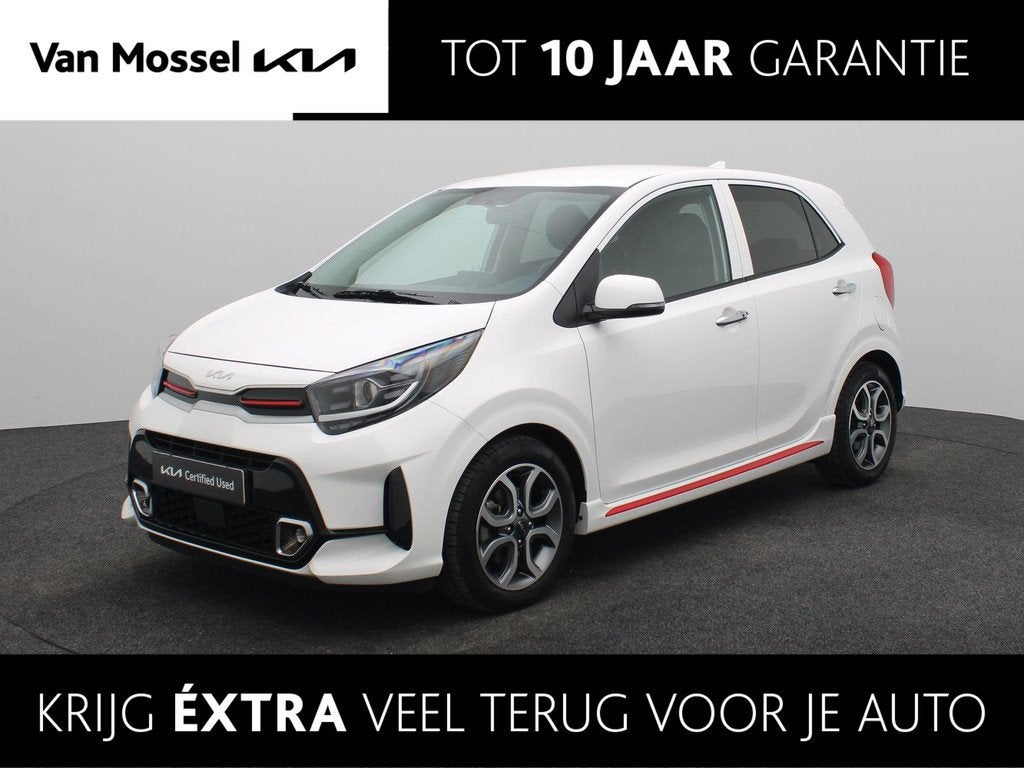 Kia Picanto 1.0 DPi GT-Line, Auto's, Kia, Bedrijf, Te koop, Picanto, ABS, Achteruitrijcamera, Airbags, Airconditioning, Alarm