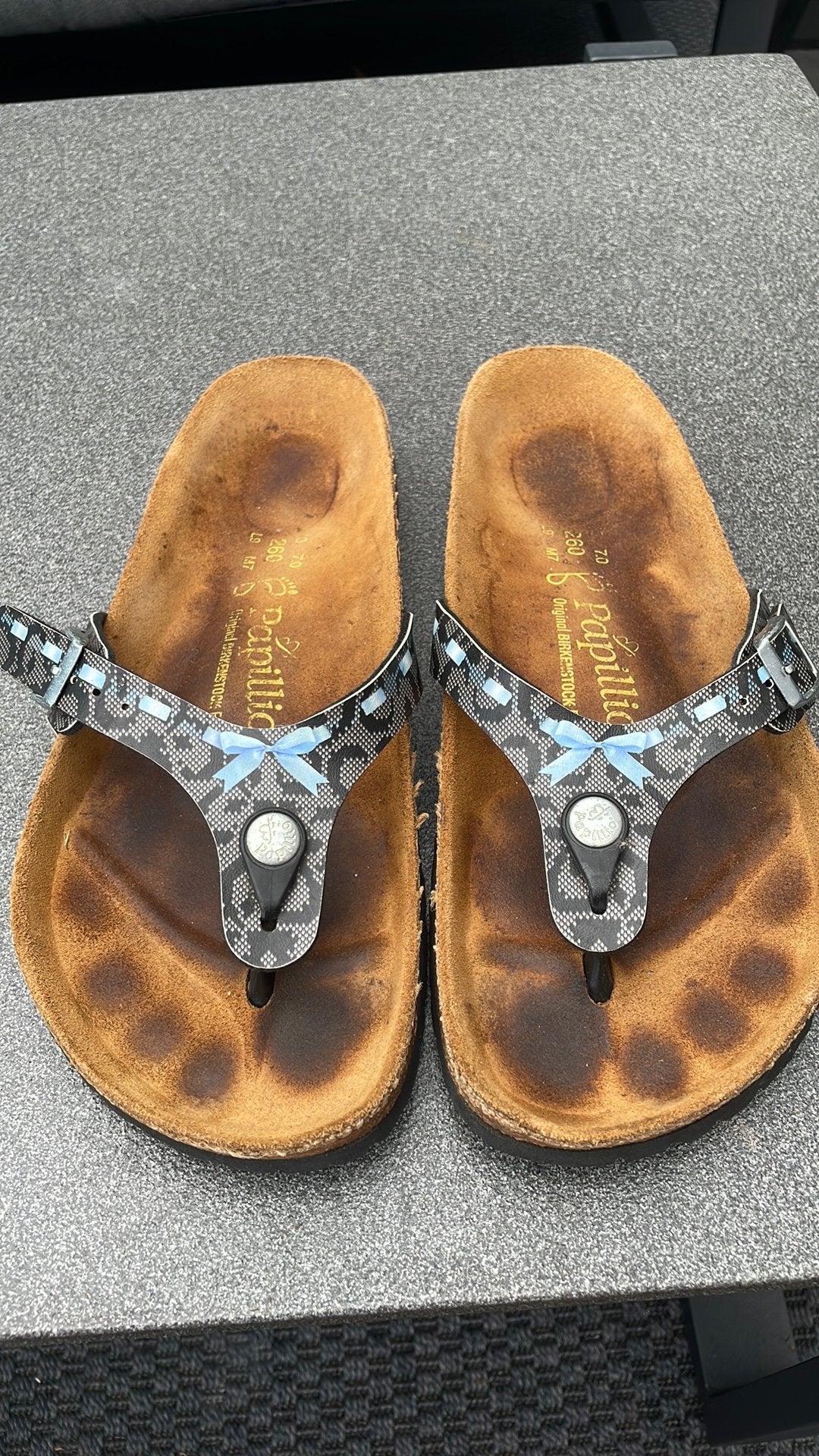 Papillio ( Birkenstock) 40/41, Ophalen of Verzenden, Gedragen, Zwart