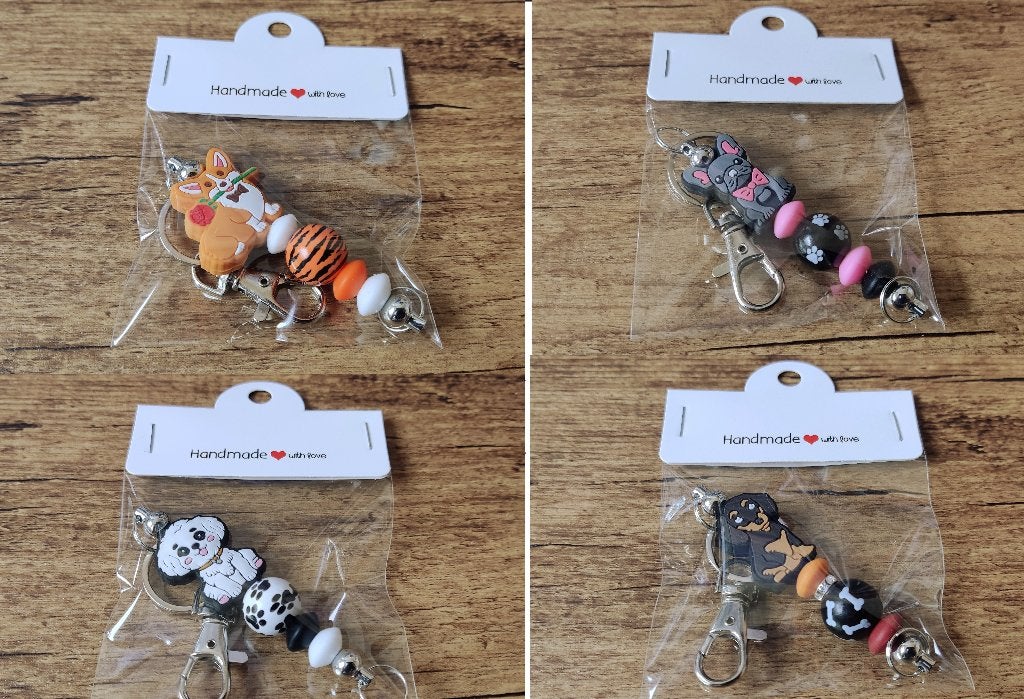 Sleutelhanger Tashanger Corgi Franse bulldog Maltezer Teckel, Verzenden, Nieuw, Overige kleuren, Handtas