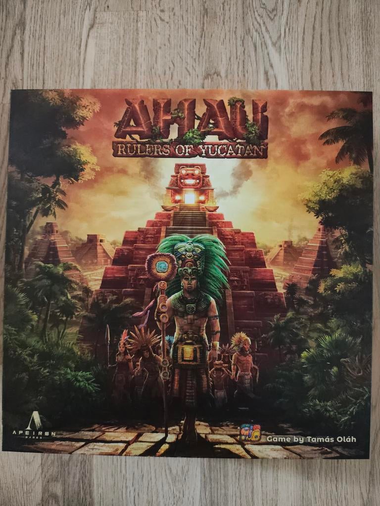Ahau Rulers of Yucatan Kickstarter Editie Bordspel, Een of twee spelers, Ophalen of Verzenden, Nieuw, Apeiron Games