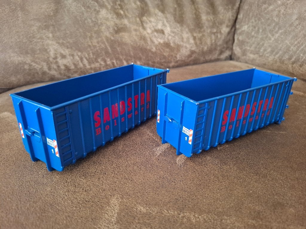 Sandstra 40m3 containers Tekno, Hobby en Vrije tijd, Modelauto's | 1:50, Ophalen of Verzenden, Nieuw, Bus of Vrachtwagen, Tekno