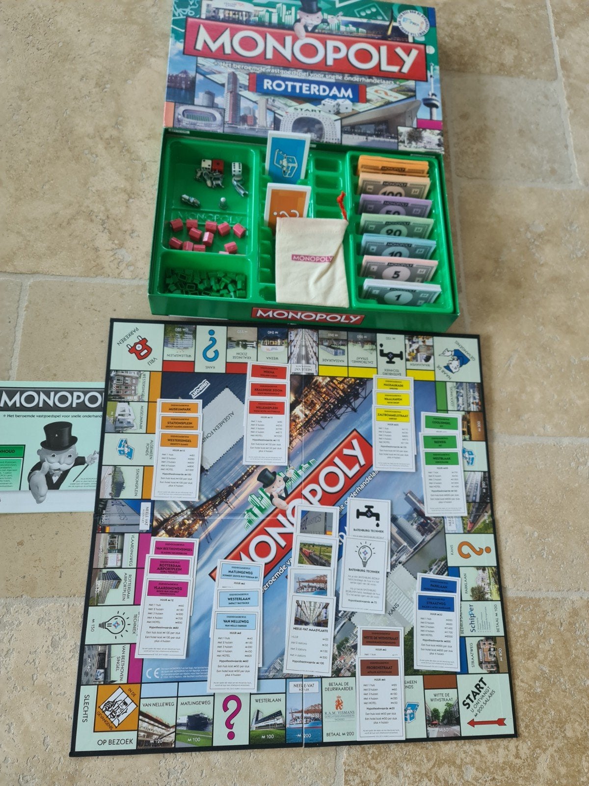 Monopoly Rotterdam - Speciale editie in guldens, Hobby en Vrije tijd, Gezelschapsspellen | Bordspellen, Ophalen of Verzenden, Zo goed als nieuw