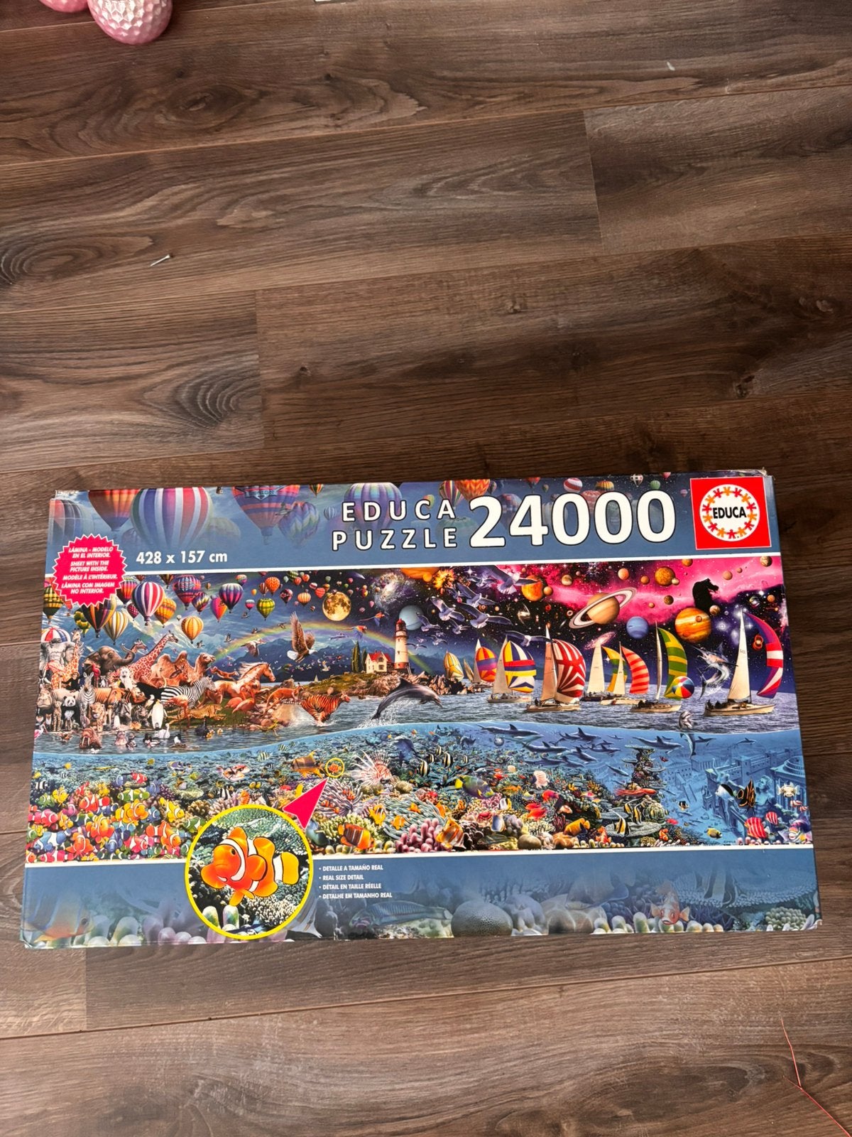 Educa puzzel 24.000 stukjes, Ophalen of Verzenden, Meer dan 1500 stukjes, Zo goed als nieuw, Legpuzzel