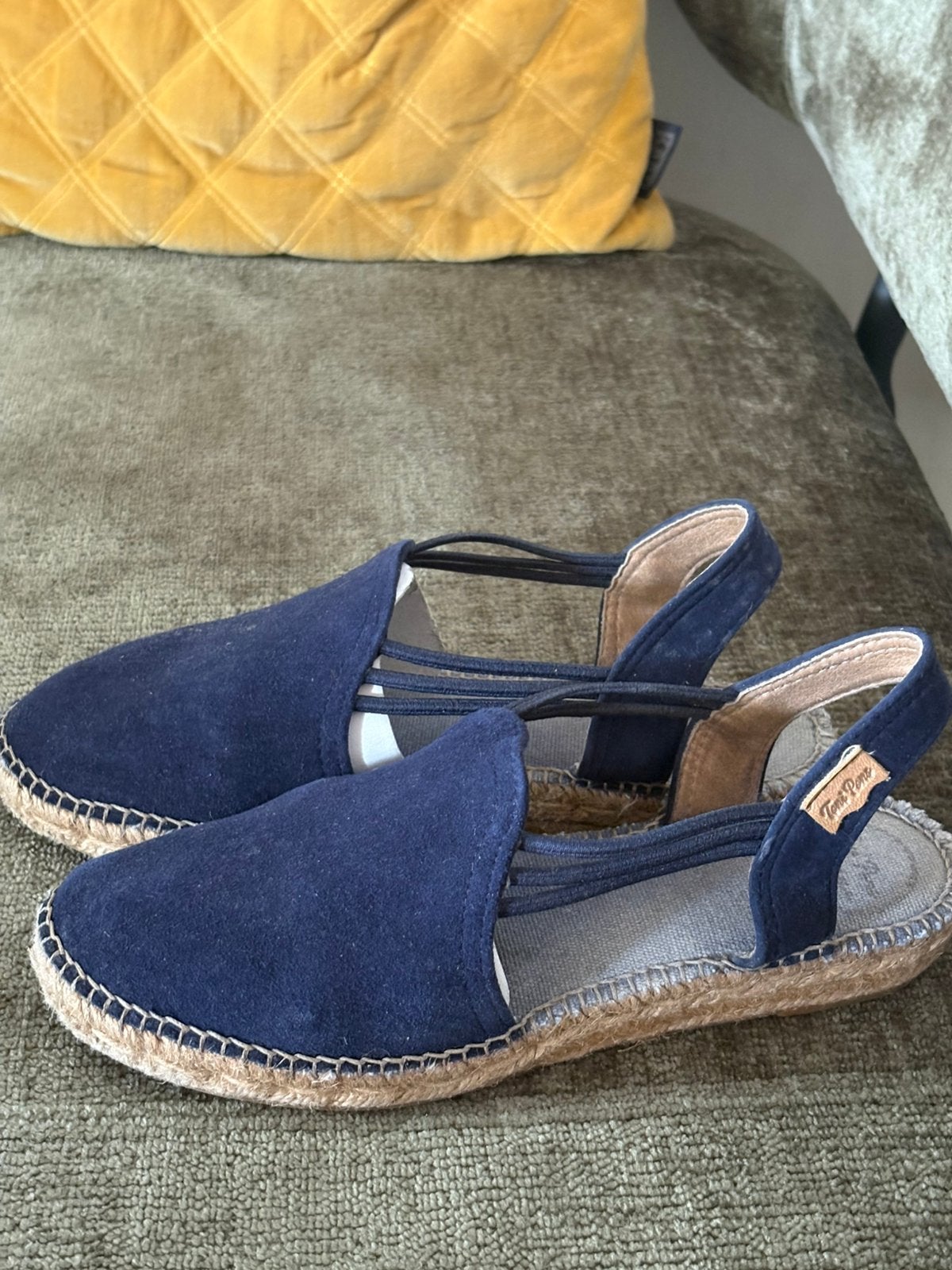 Toni Pons blauw maat 38, Kleding | Dames, Schoenen, Ophalen of Verzenden, Zo goed als nieuw, Blauw, Sandalen of Muiltjes