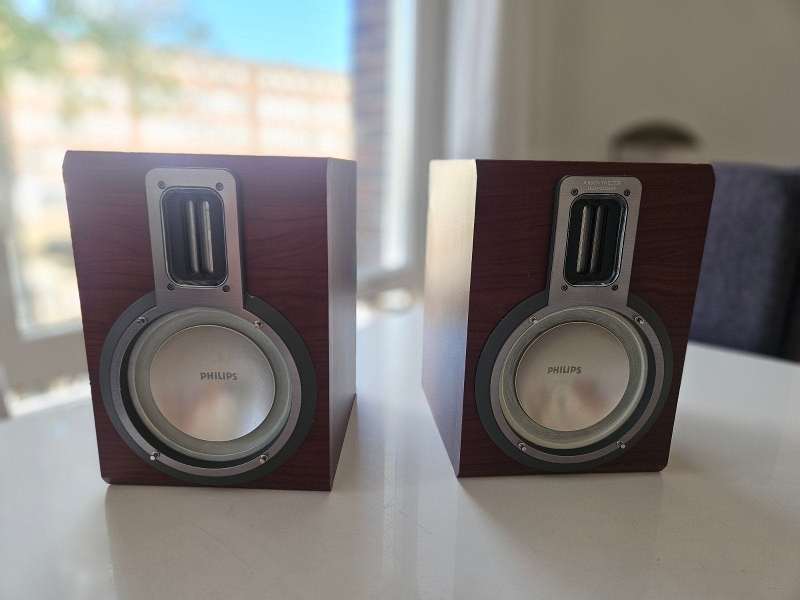 Philips FWB-MCM11 Speakers, Stereo speakers, Philips, Gebruikt, Ophalen of Verzenden