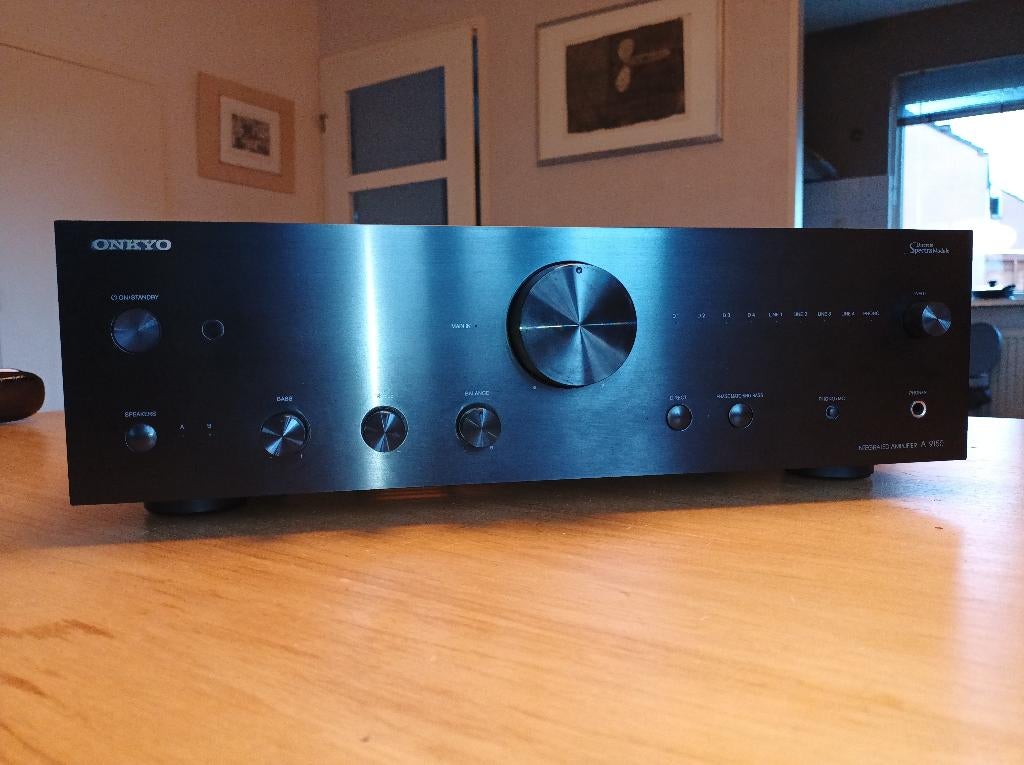 Versterker Onkyo 9150, Ophalen, Zo goed als nieuw, Minder dan 60 watt, Onkyo