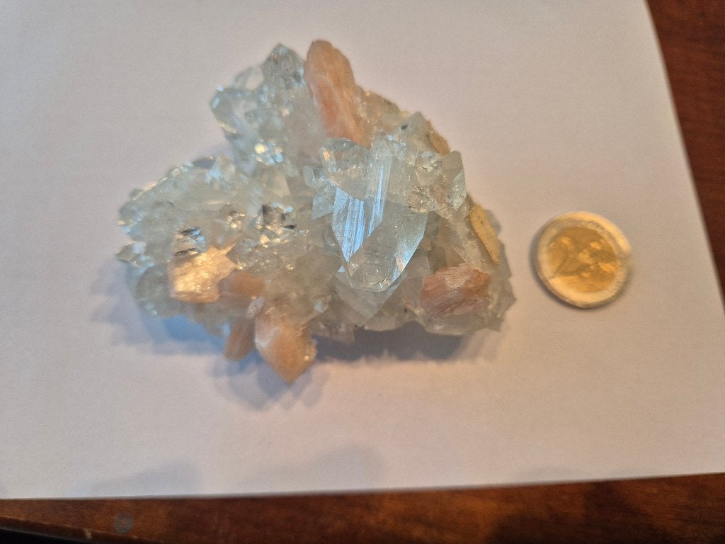 stilbiet met apofyliet topstukje, Verzenden