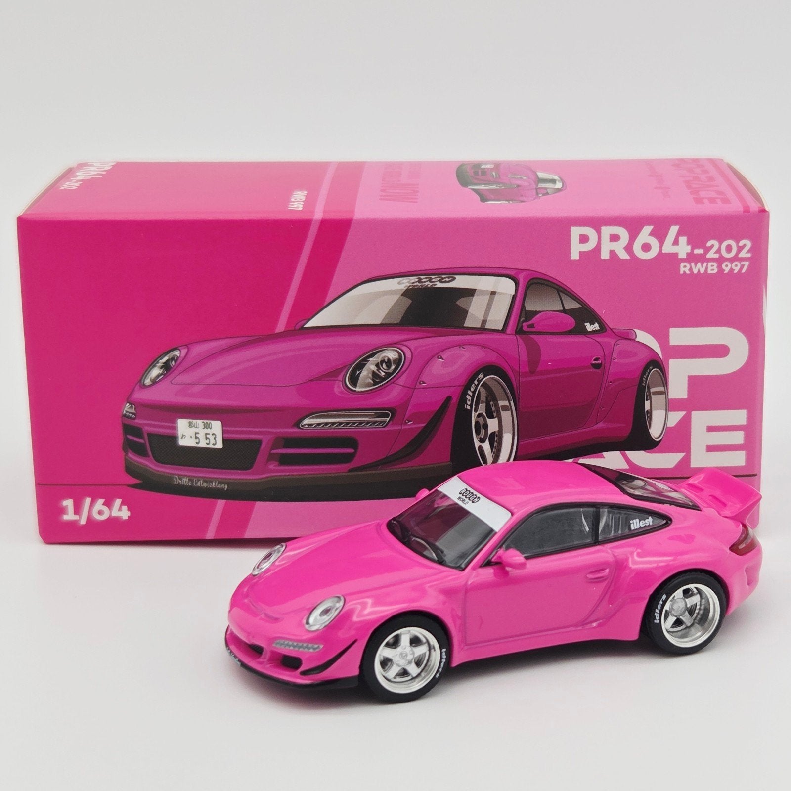 Pop Race – Porsche RWB 997, pink, Mymodelcar@outlook.com, Auto, Ophalen of Verzenden, Pop Race