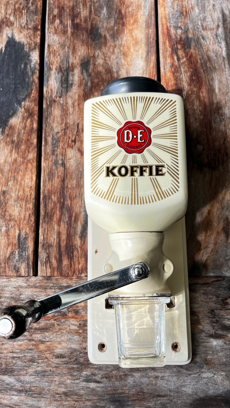 Mooie DE antieke koffiemolen., Antiek en Kunst, Ophalen