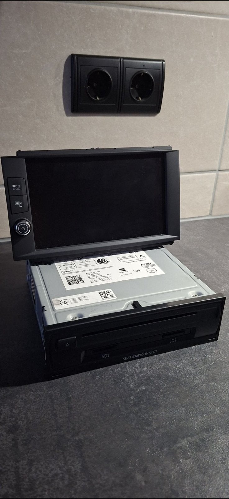 Originele SEAT Leon MK3 (5F) Navigatie module met scherm, Ophalen, Zo goed als nieuw