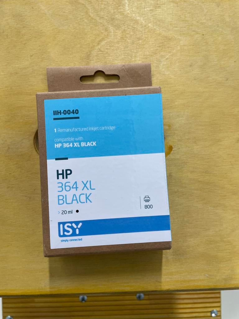 ISY IIH-0040 HP 364 XL Zwarte Remanufactured Inktcartridge, Computers en Software, Printerbenodigdheden, Ophalen of Verzenden