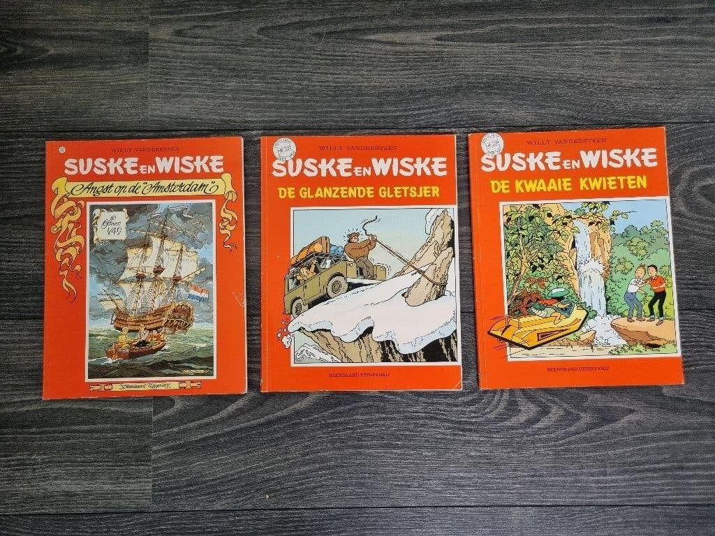 Stripboeken Suske en Wiske, Gelezen, Willy Vandersteen, Ophalen of Verzenden, Meerdere stripboeken