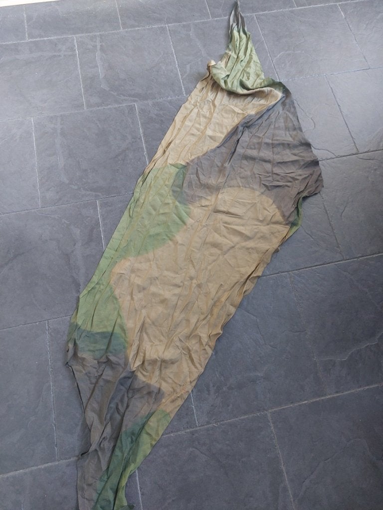 Fallschirmjaeger sjaal WO2 origineel stuk FJ camo-parachute, Ophalen of Verzenden, Landmacht, Duitsland, Overige typen