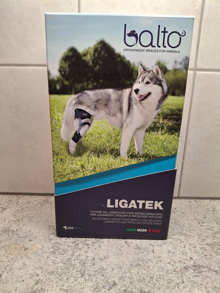 Balto Ligatek,  brace re knie hond maat L, Dieren en Toebehoren, Honden-accessoires, Ophalen of Verzenden, Zo goed als nieuw