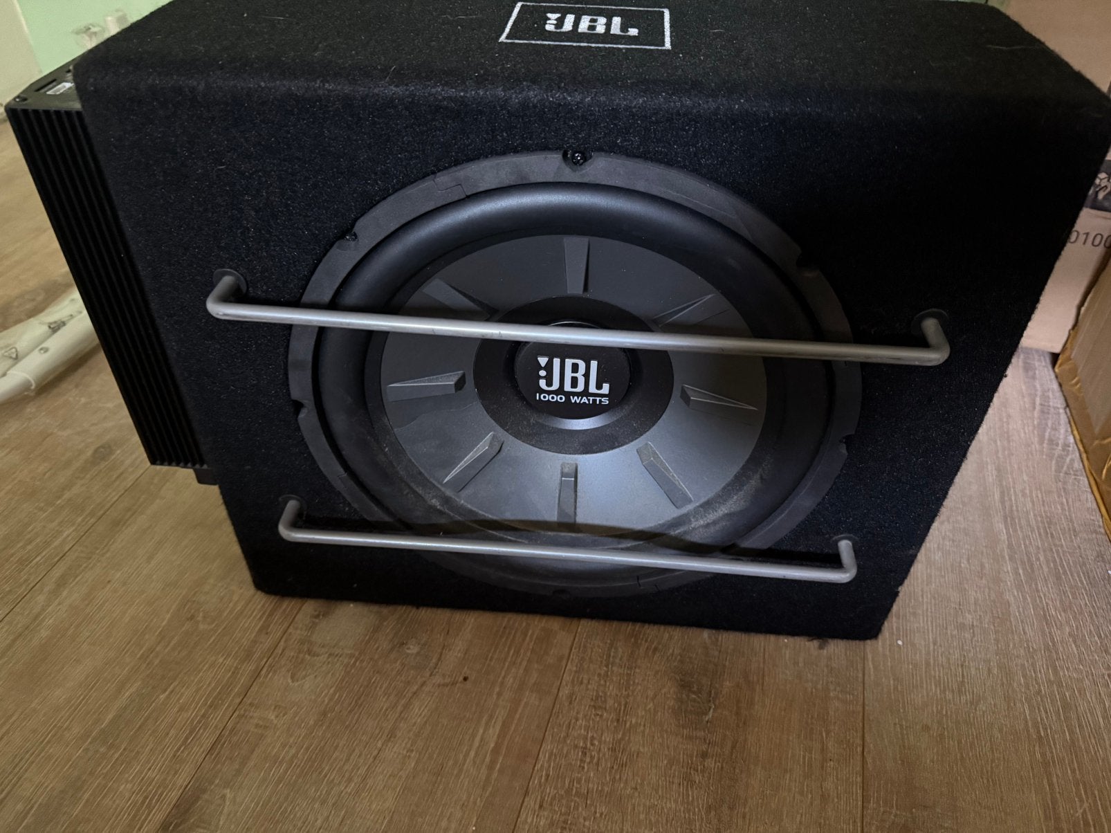 JBL 1200b subwoofer 1000w + JBL Stage A9004 versterker, Ophalen, Zo goed als nieuw