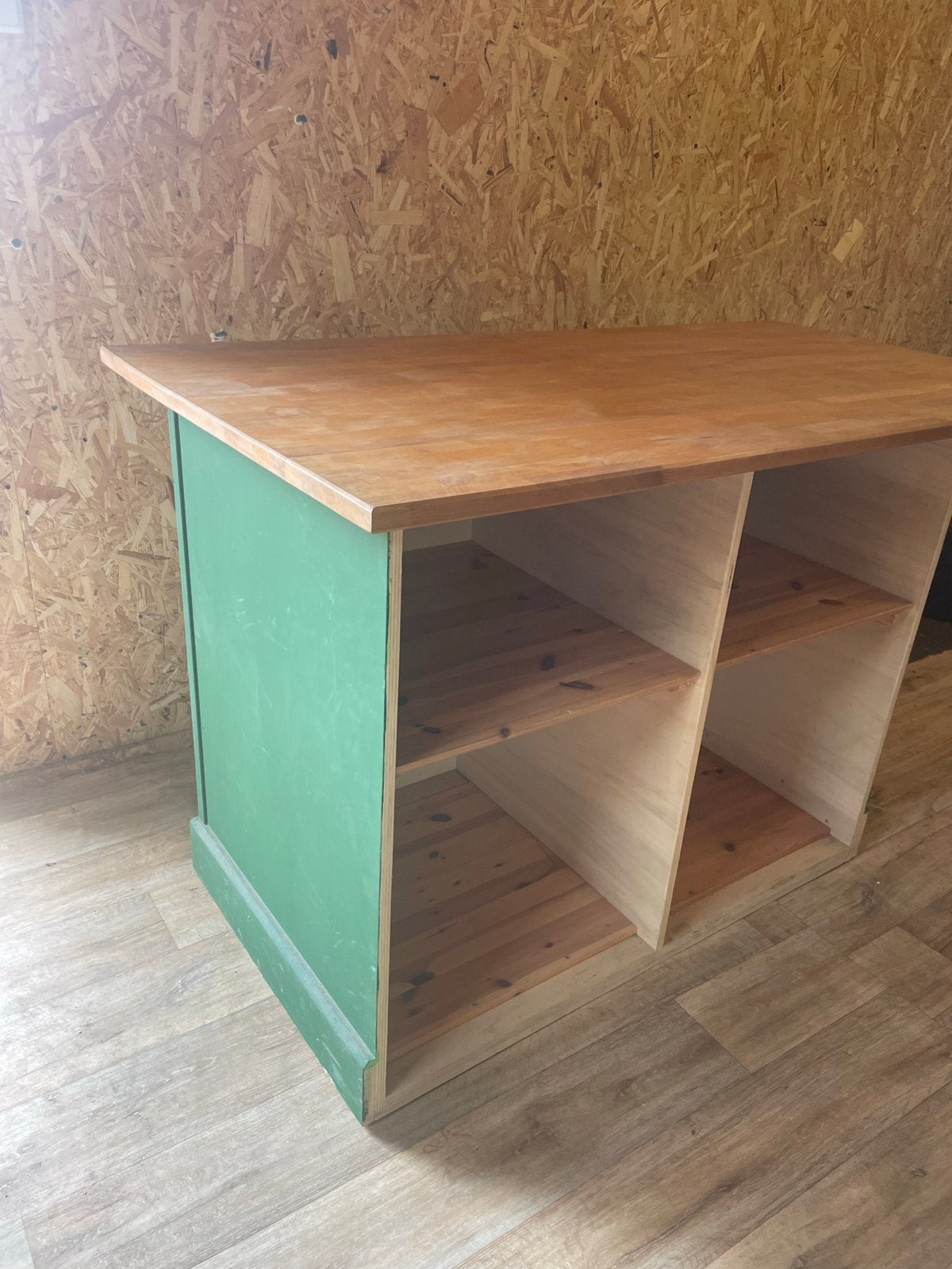 Handgemaakte bar/kookeiland - Ideaal voor keuken of keet, Ophalen, Gebruikt, 50 tot 100 cm, 150 tot 200 cm