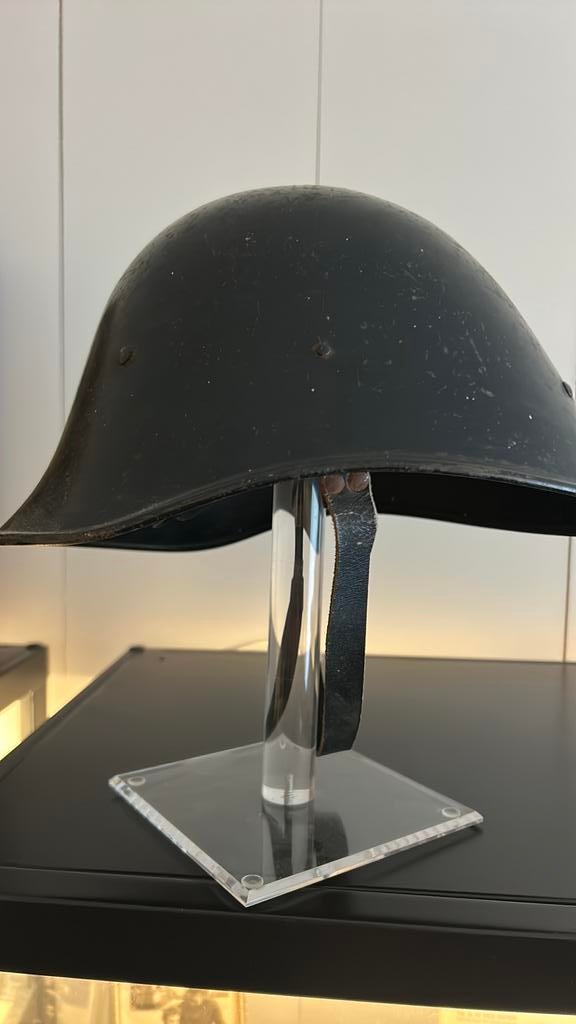 Helm luchtbescherming, Verzamelen, Militaria | Tweede Wereldoorlog, Ophalen of Verzenden, Nederland, Helm of Baret