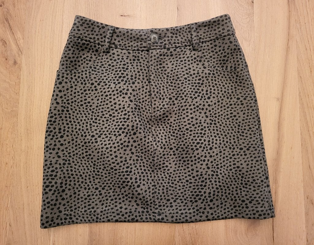 Als nieuw! Guts & Gusto rok, winter, khaki, zwart, maat S, Kleding | Dames, Maat 38/40 (M), Guts & Gusto, Ophalen of Verzenden