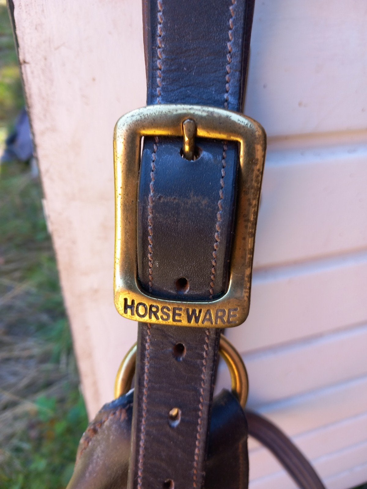 horseware leren halster maat Full extra groot, Bruin, Ophalen of Verzenden, Zo goed als nieuw, Halster