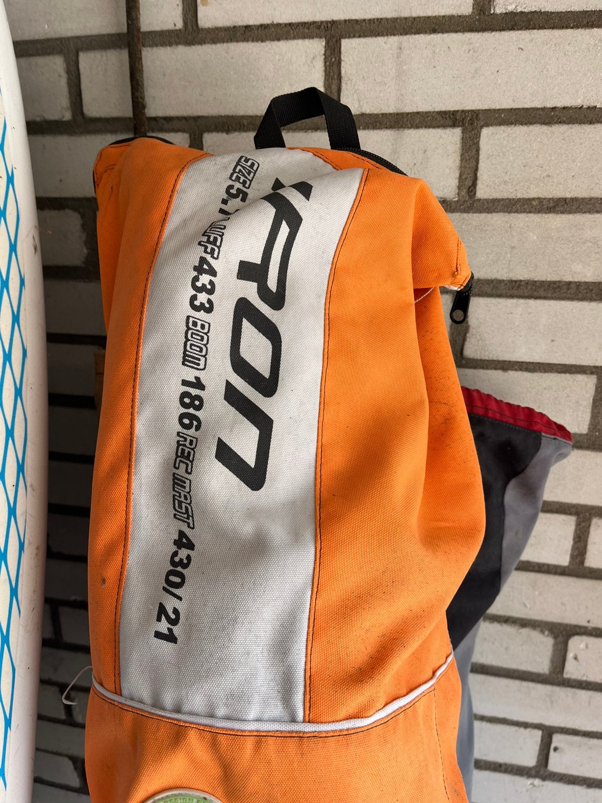 Simmer style Iron 5.7m2 zeil, Watersport en Boten, Ophalen, Zo goed als nieuw, Zeil