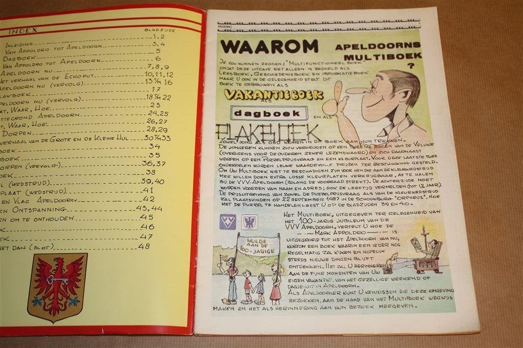 Apeldoorns multiboek. Jubileumuitgave VVV 1987., Ophalen of Verzenden, Gelezen