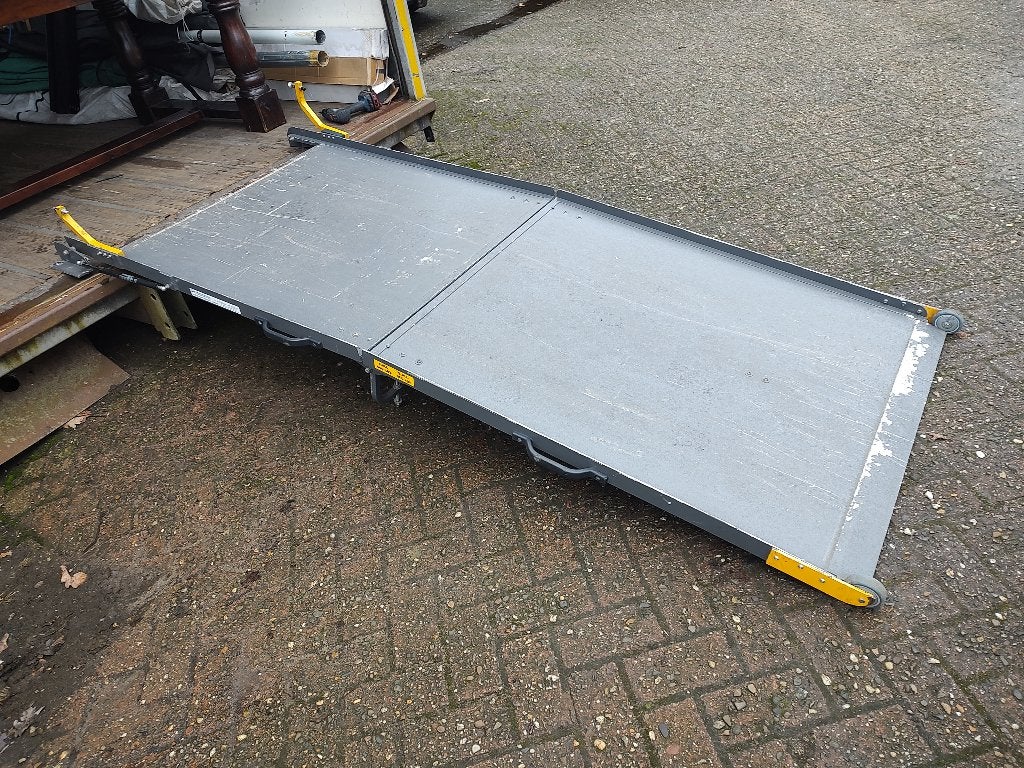 oprijplaat 2,50 x 1,00 m. ramp op rijplaat Portaramp 300 kg, Ophalen of Verzenden