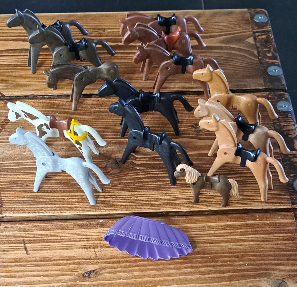 Playmobil paarden (14), Ophalen of Verzenden, Gebruikt