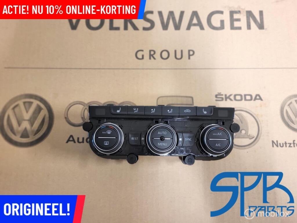 PASSAT B8 Climatronic paneel 5G0907044BG CLIMAT CONTROL UNIT, Gebruikt, Volkswagen, Ophalen of Verzenden, Volkswagen