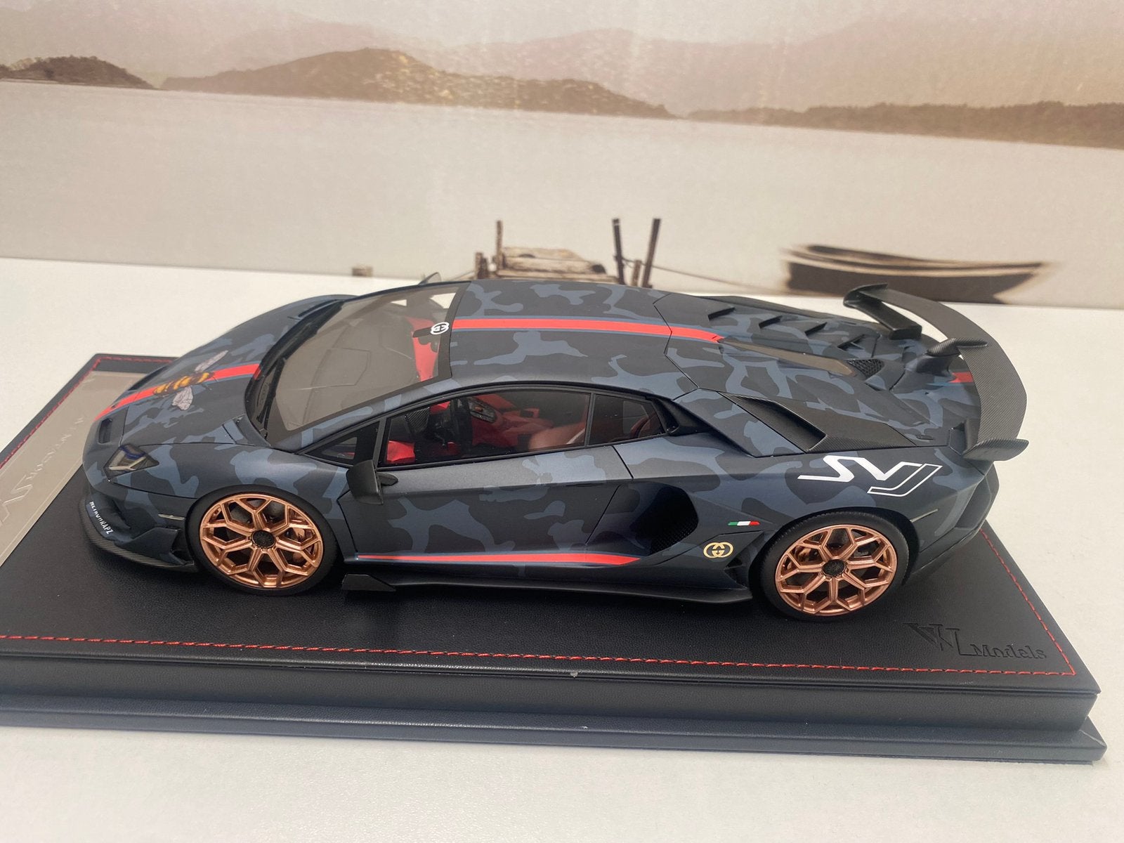 1:18 VV Models LAMBORGHINI AVENTADOR LP700 SVJ, Ophalen of Verzenden, Zo goed als nieuw, Auto, Overige merken
