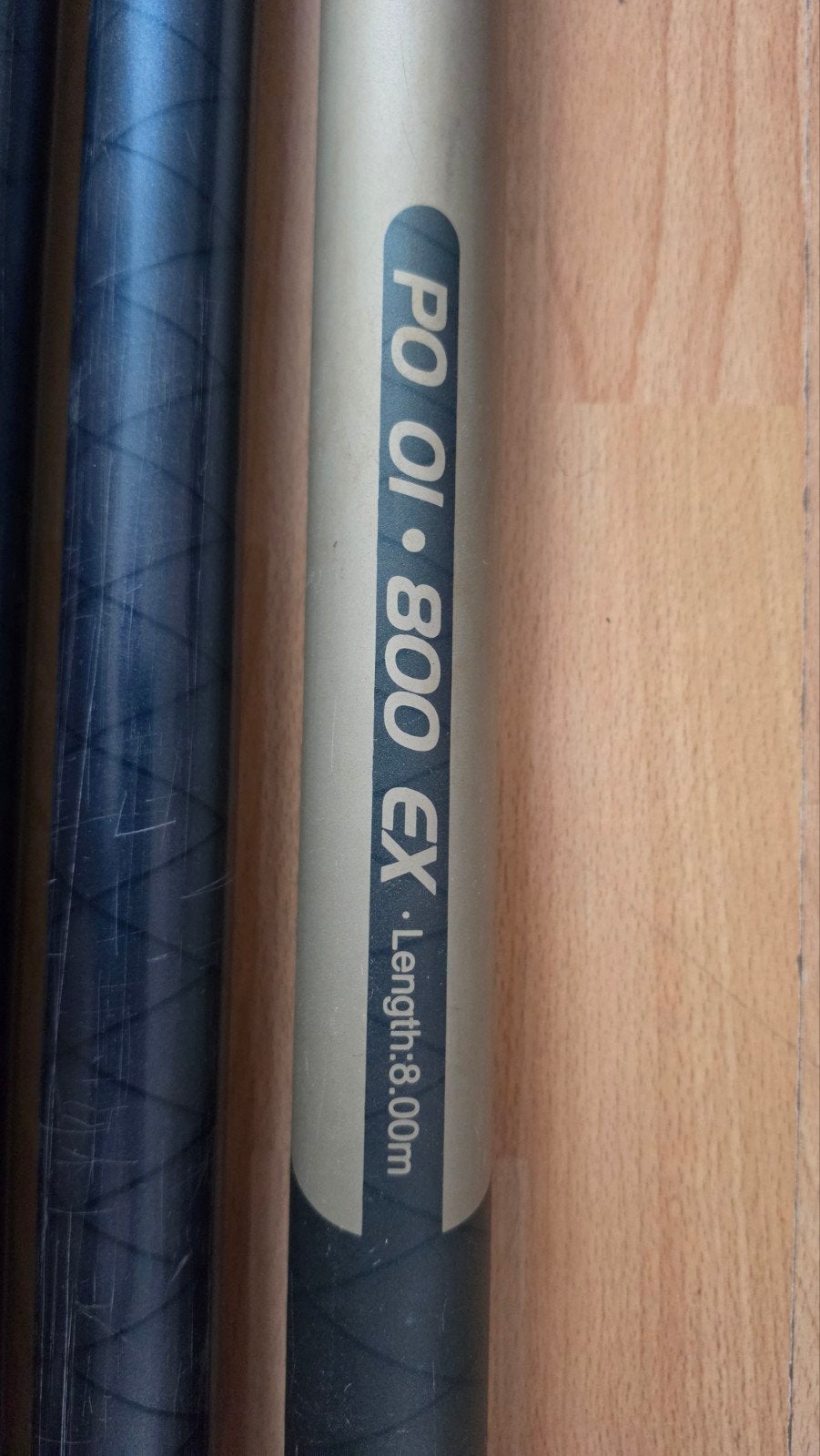 Shimano PO QI 800 EX Vaste Hengel - 8.00m, Ophalen, Gebruikt, Vaste hengel