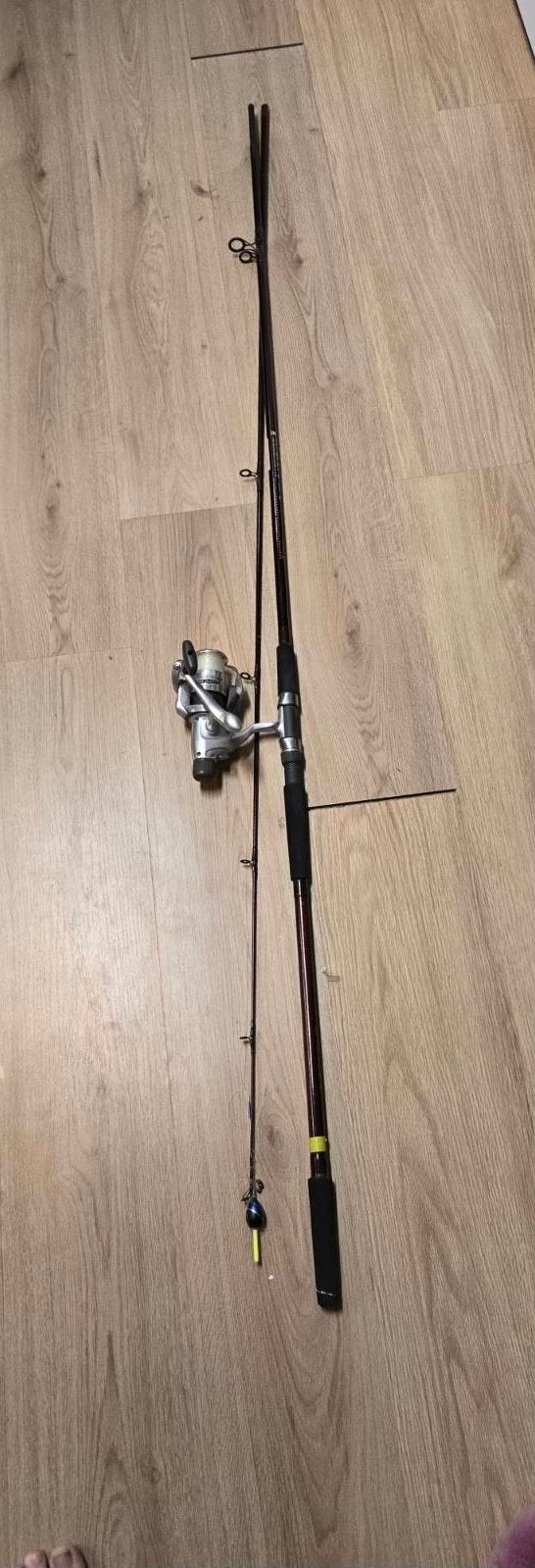 Complete vishengel met molen - Semper SR 340, Ophalen of Verzenden, Gebruikt, Complete hengel