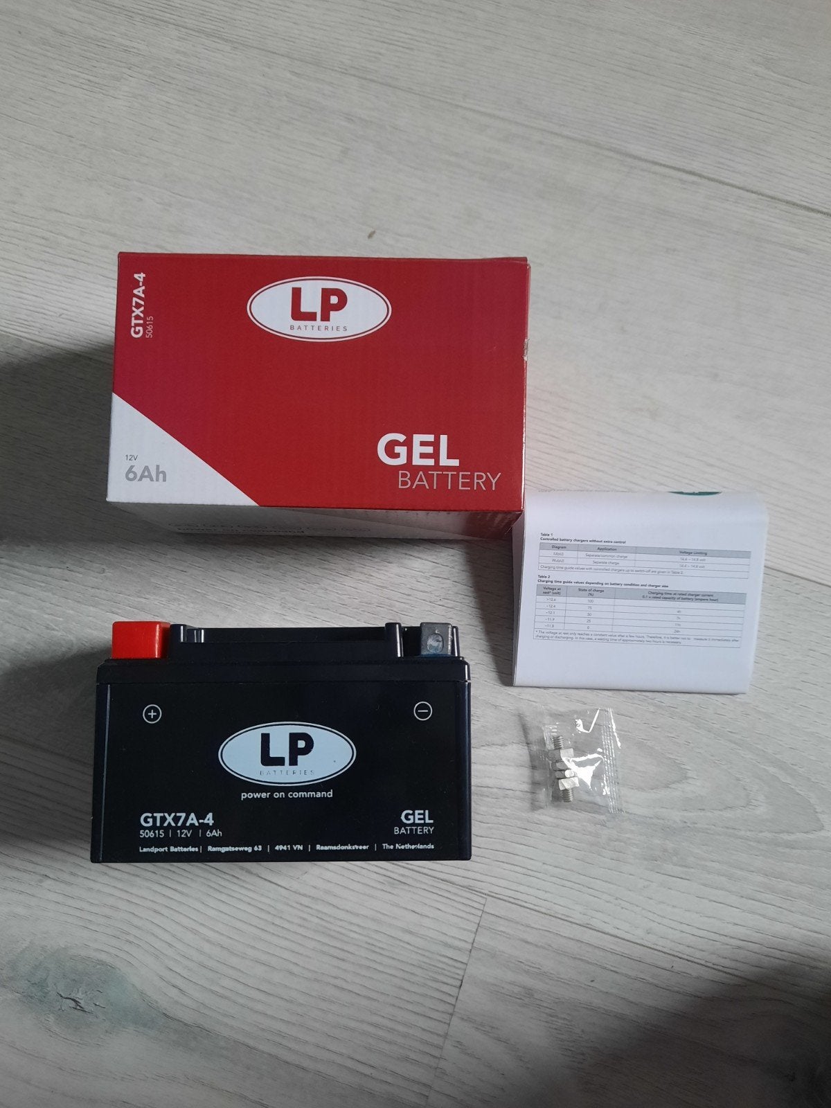 LP Batterij GTX7A-4 12V 6Ah GEL Accu Nieuw in Doos, Ophalen of Verzenden
