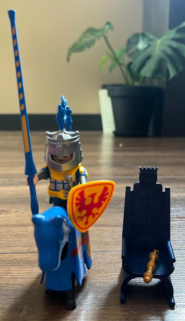 Playmobil ridderfiguur 4339 Multi set ridder, Ophalen of Verzenden, Gebruikt, Complete set