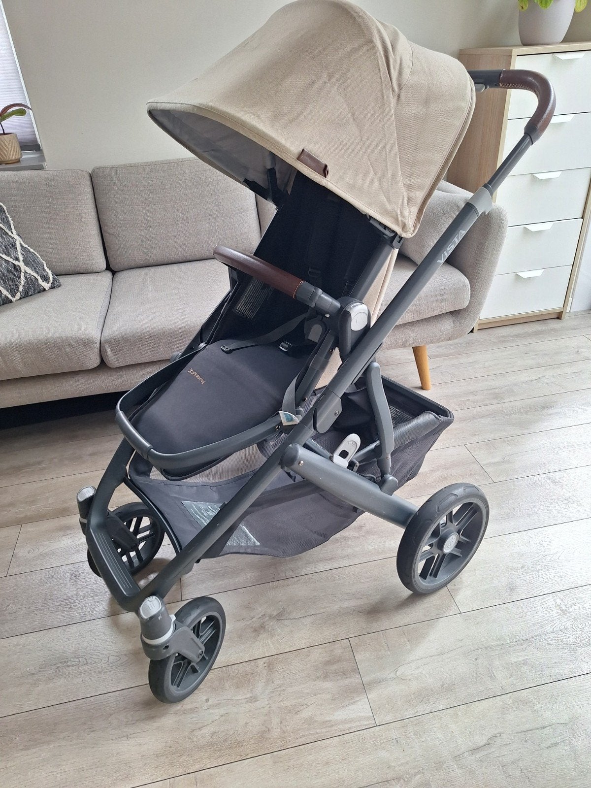 UPPAbaby Vista V2 kinderwagen met reiswieg en accessoires, Kinderen en Baby's, Gebruikt, Combiwagen, Met reiswieg, Ophalen