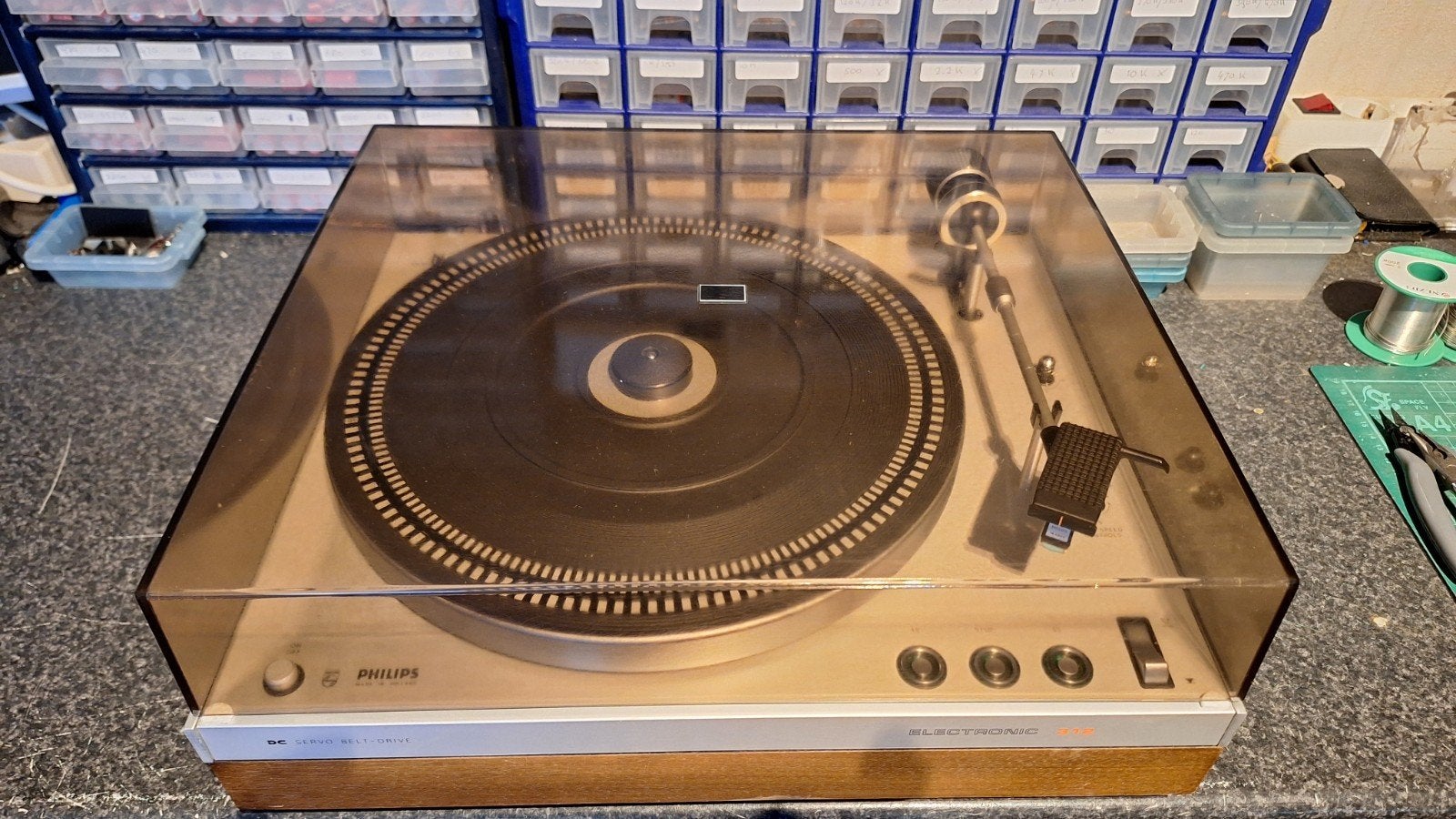 Philips platenspeler GA312, Ophalen of Verzenden, Platenspeler, Philips
