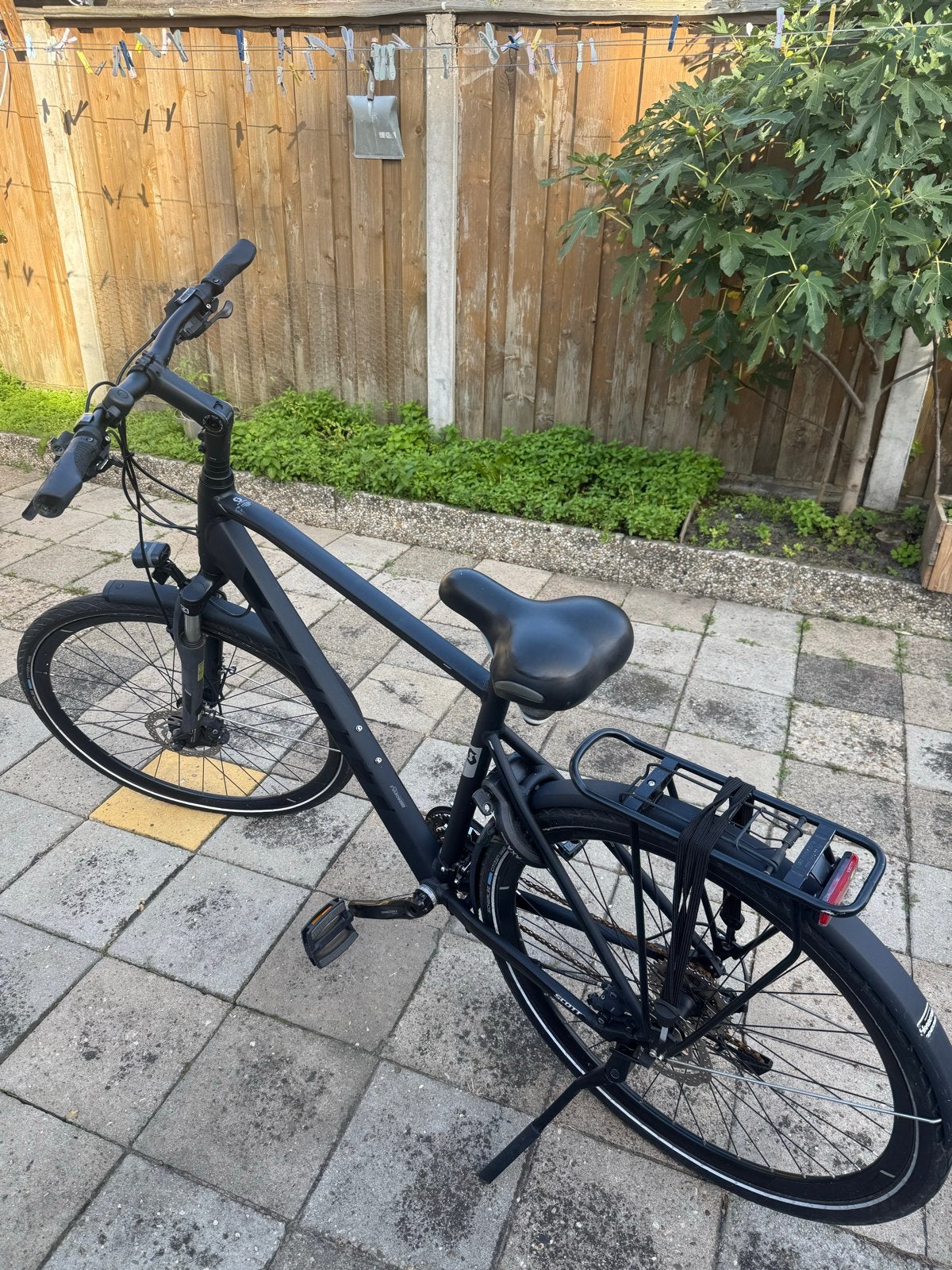 Scott fiets - Zwart, Gebruikt, Gebruikt, Versnellingen, Schijfrem, 53 tot 57 cm