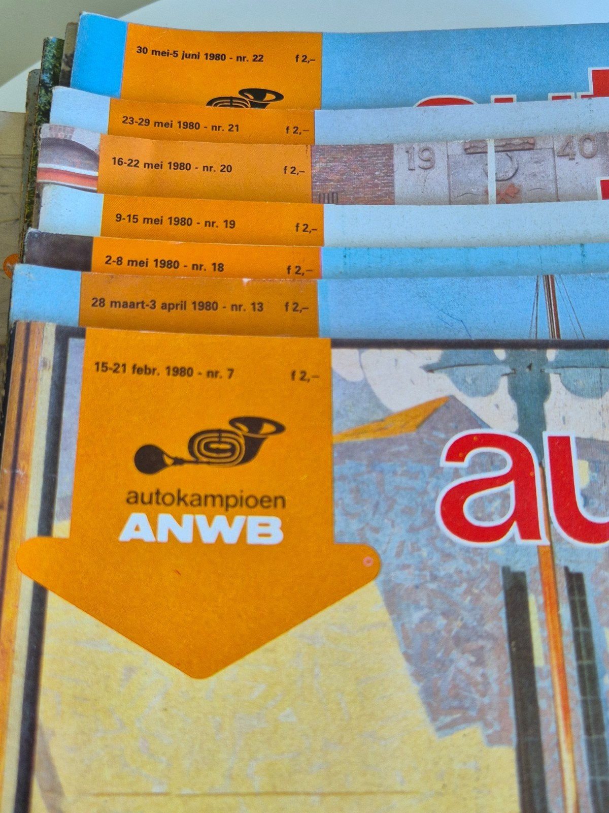 Autokampioen ANWB tijdschriften 1980 - diverse nummers, Ophalen of Verzenden, Gelezen, Alfa Romeo, ANWB