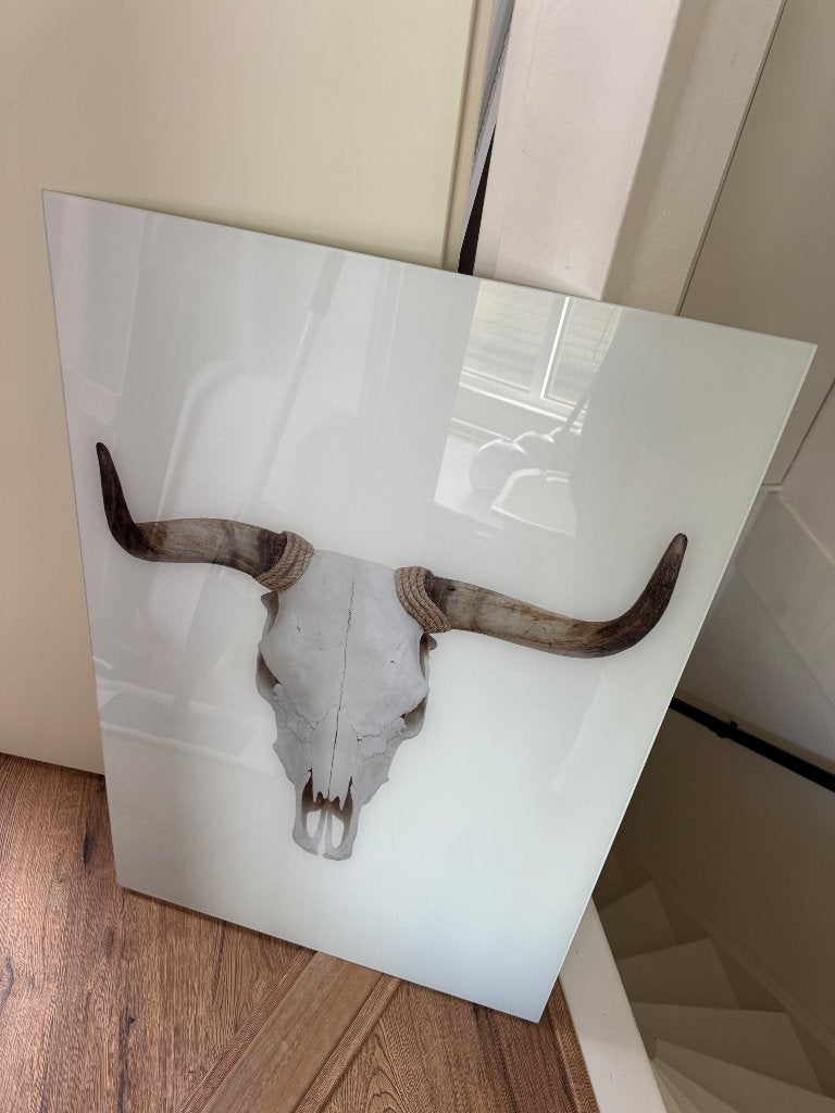 Plexiglas schilderij, Ophalen, Schilderij, Zo goed als nieuw, Glas