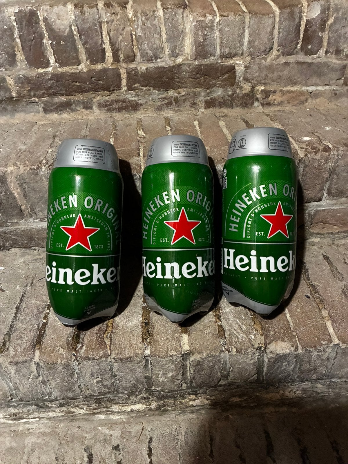 3 x 2 liter bier voor krups biertap, Verzamelen, Ophalen, Zo goed als nieuw, Overige merken