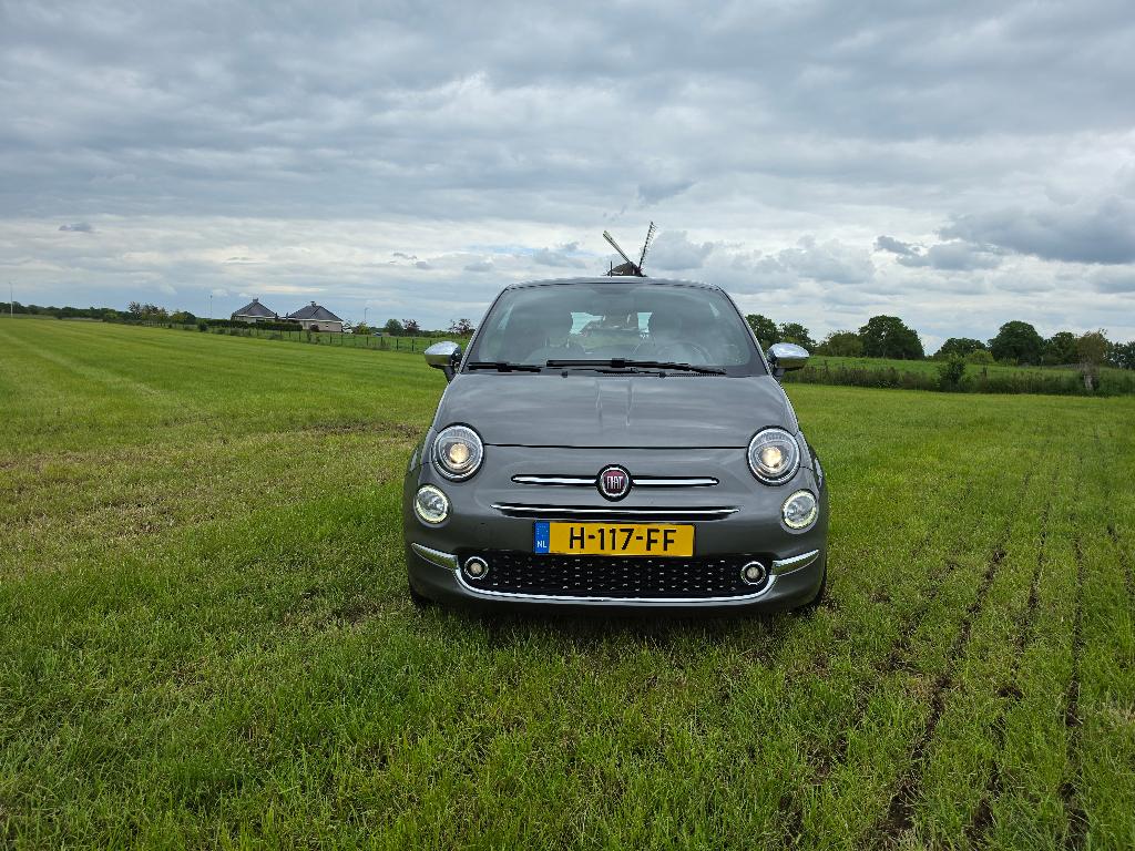 Fiat 500 1.2 69pk Start & Stop Dualogic 2020 Grijs, Auto's, Voorwielaandrijving, 40 €/maand, 1242 cc, 4 cilinders