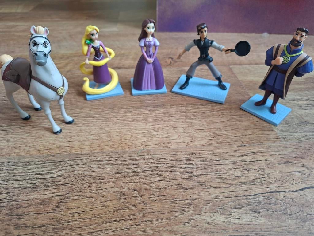 Disney Rapunzel figuren set - Tangled, Ophalen, Gebruikt